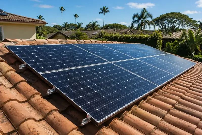 Installation de panneaux solaires à Thénac